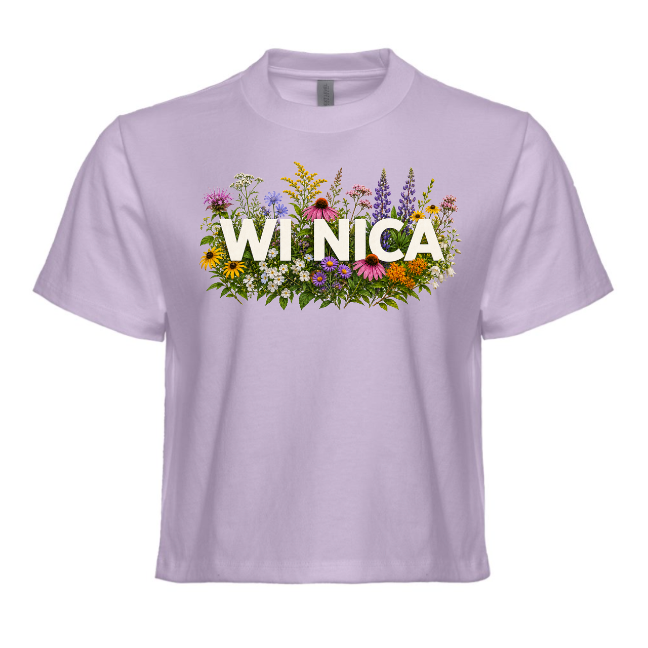 Wisconsin NICA Floral Boxy Tee