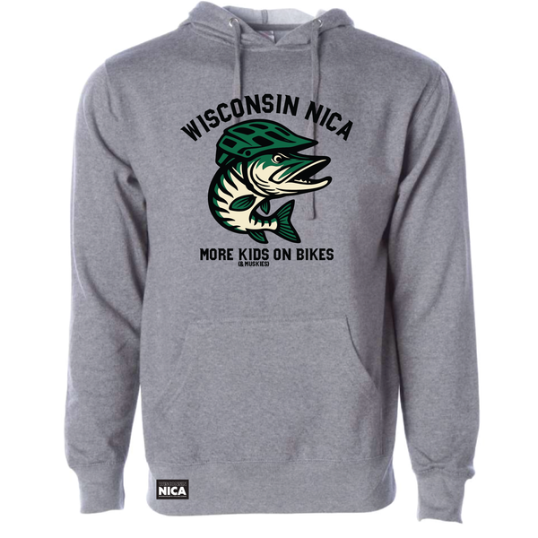 Wisconsin NICA More Muskies on Bikes Hoodie