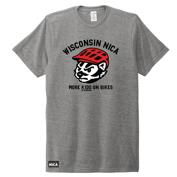 Wisconsin NICA More Badgers on Bikes Tee