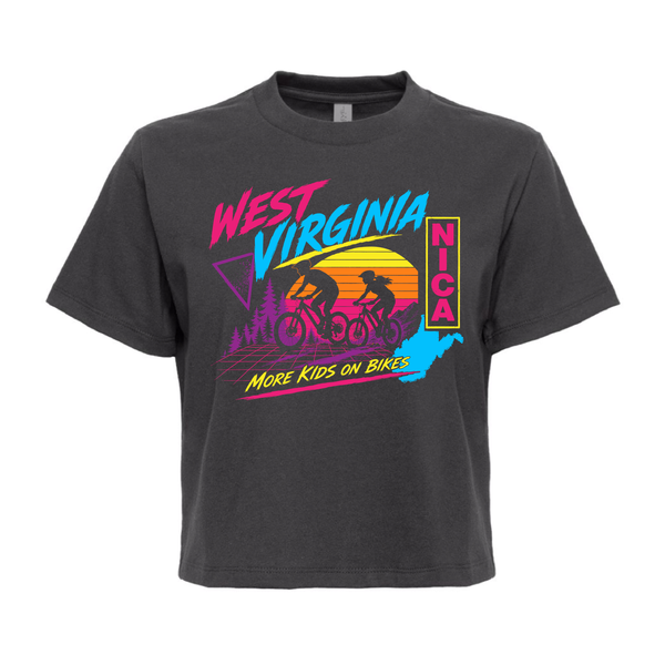 West Virginia NICA Synthwave Shredders Boxy Tee