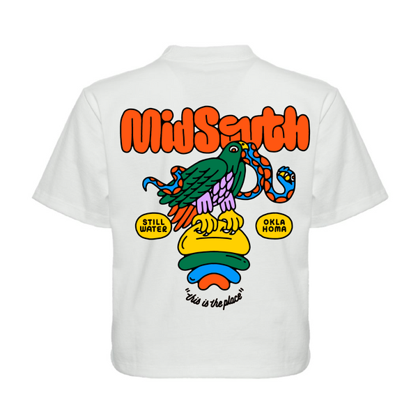 MidSouth Bird+Snake Ladies Crop T-Shirt