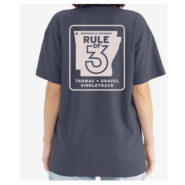 RO3 Blue Logo Tee