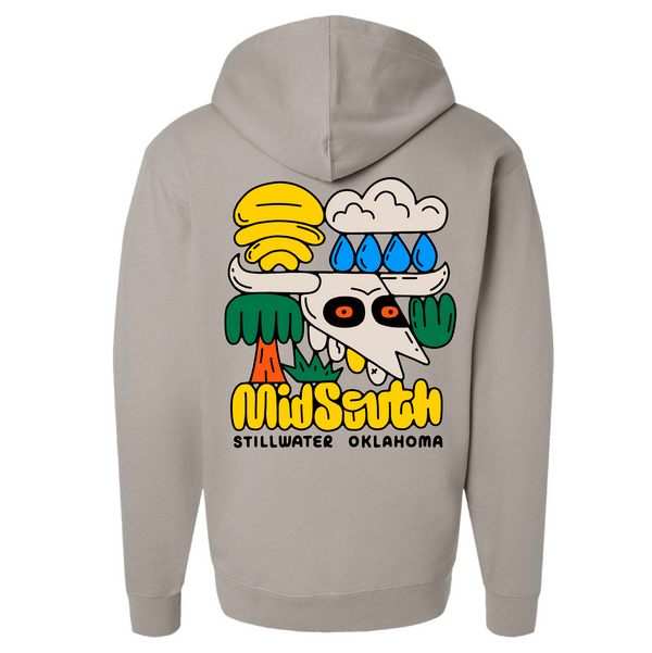 MidSouth Cow Skull Hoodie