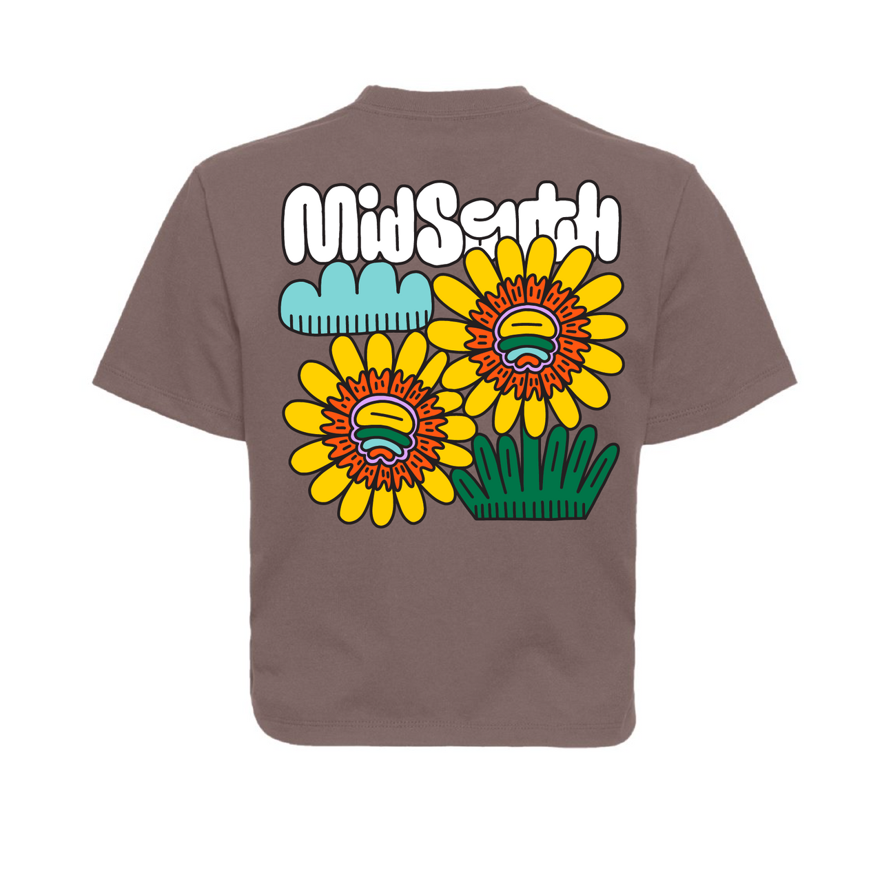 MidSouth Sunflower Ladies Crop T-Shirt